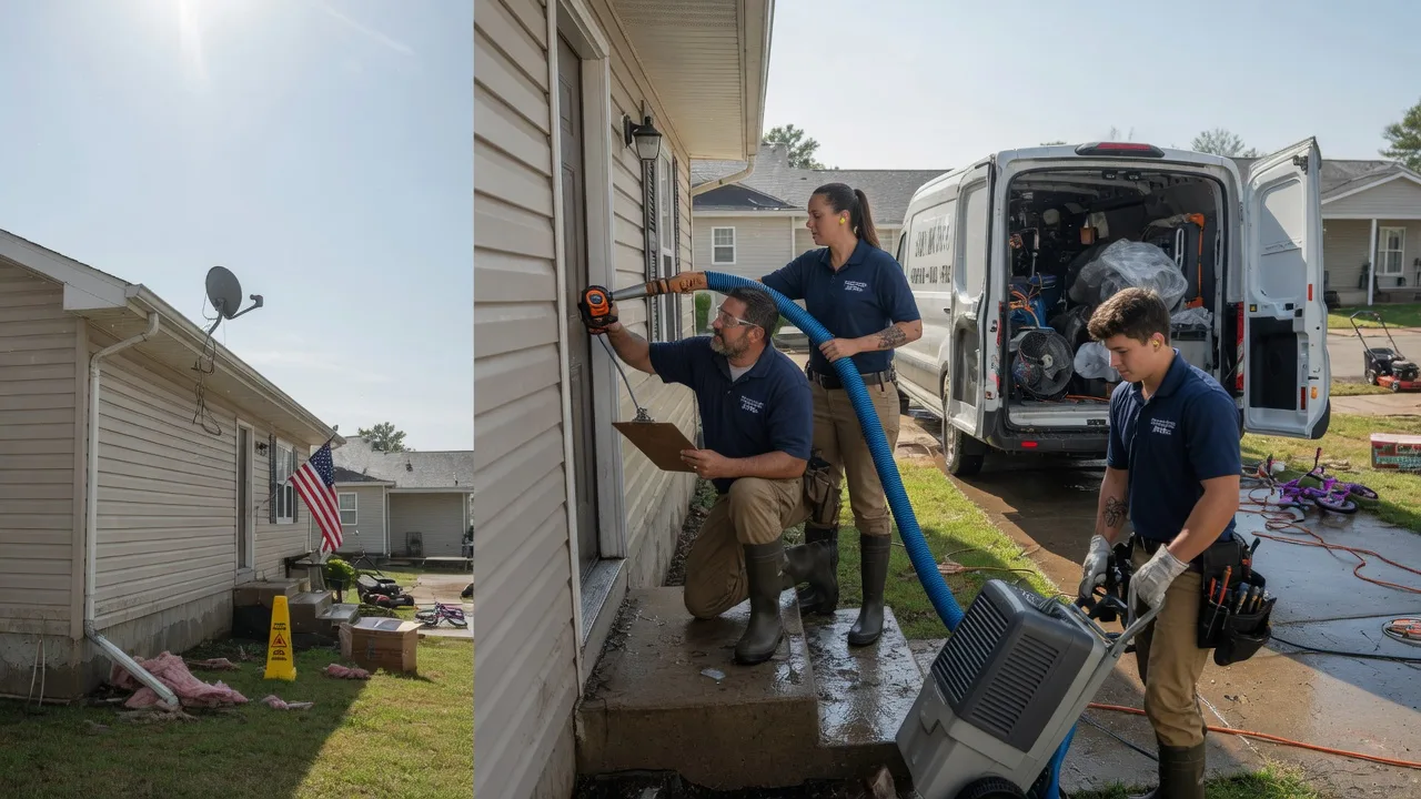 Ceiling Water Damage Restoration in Godwin, NC near me